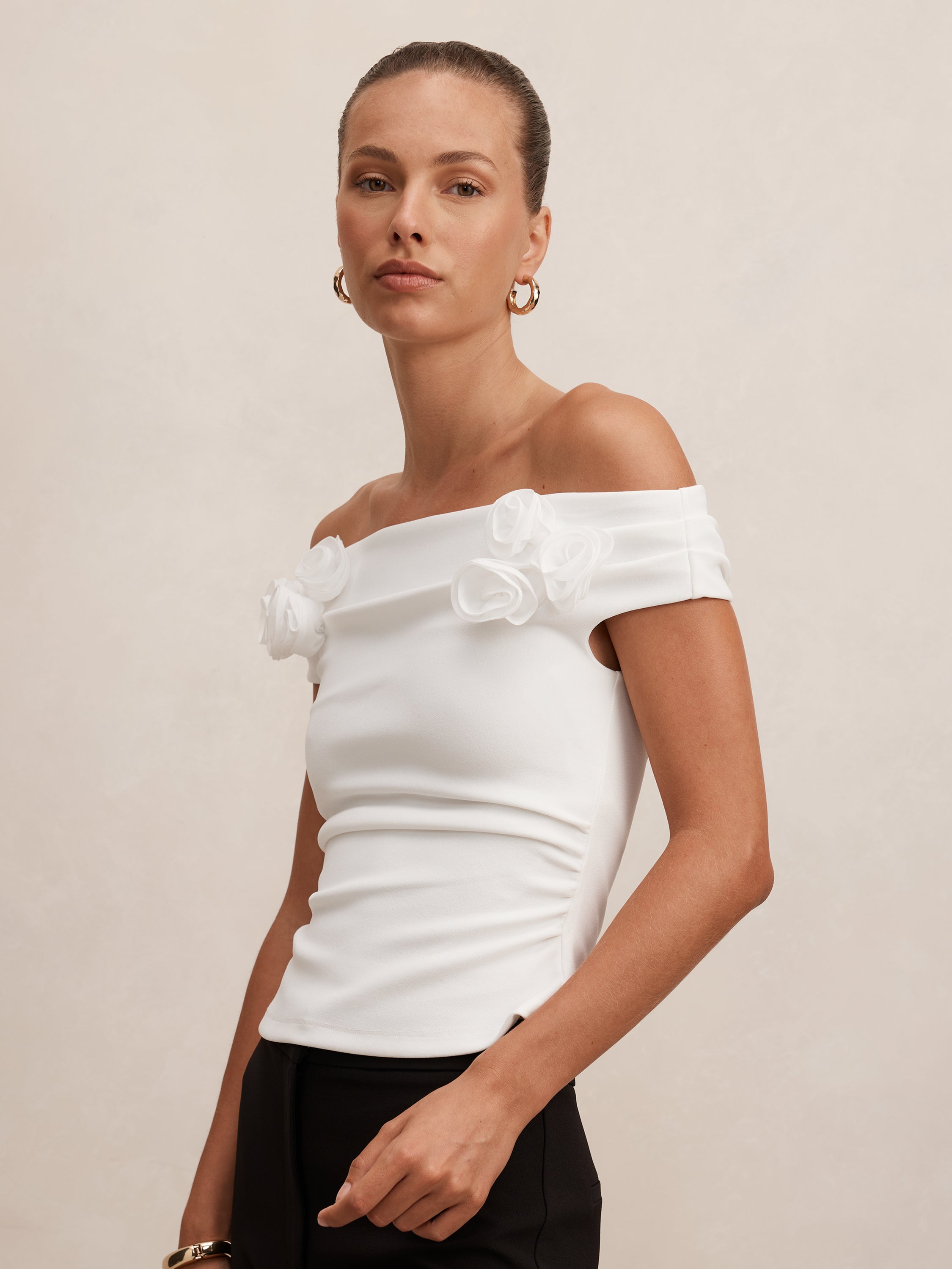 Cara Rosette Bardot Top