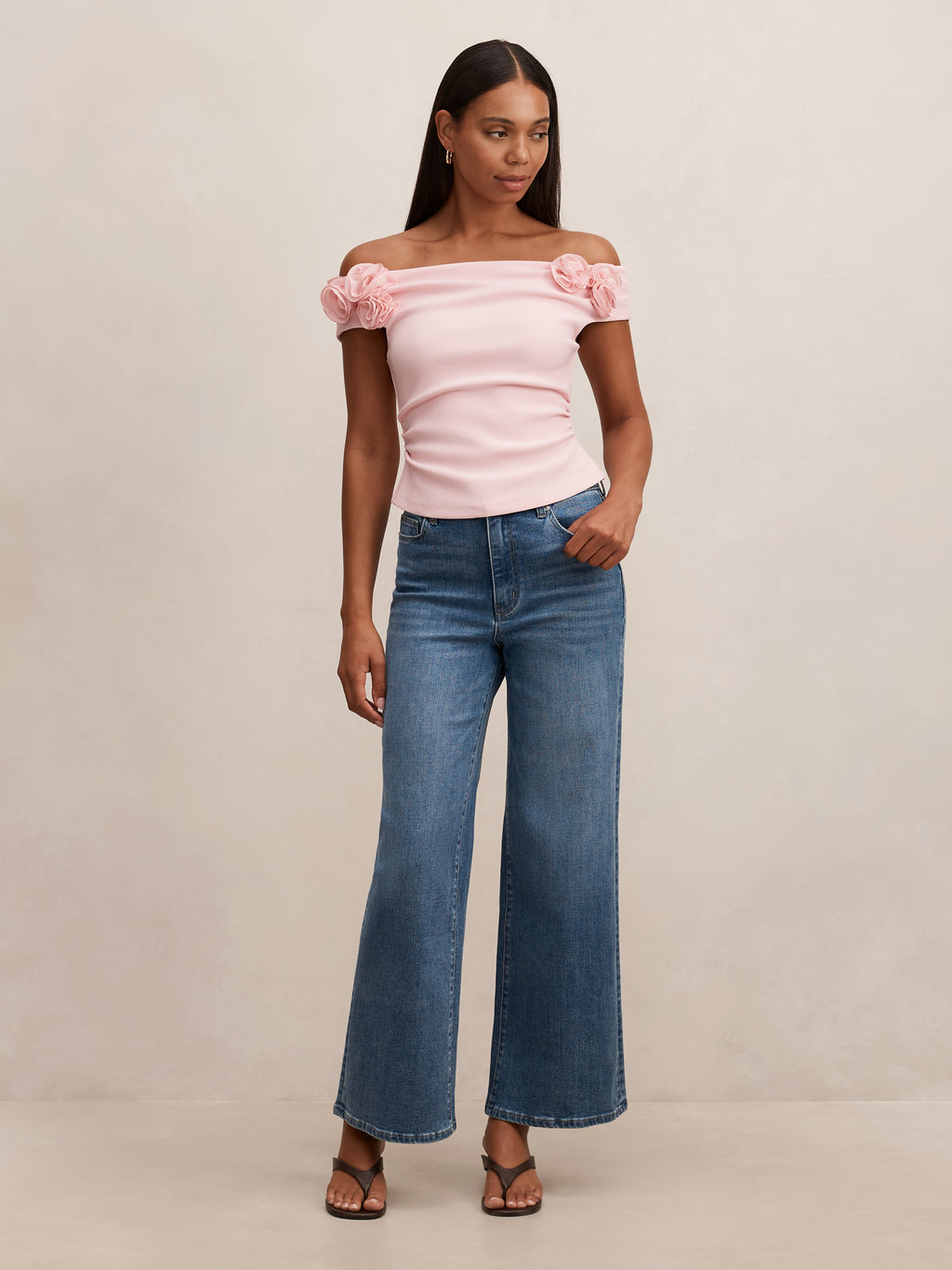 Cara Rosette Bardot Top