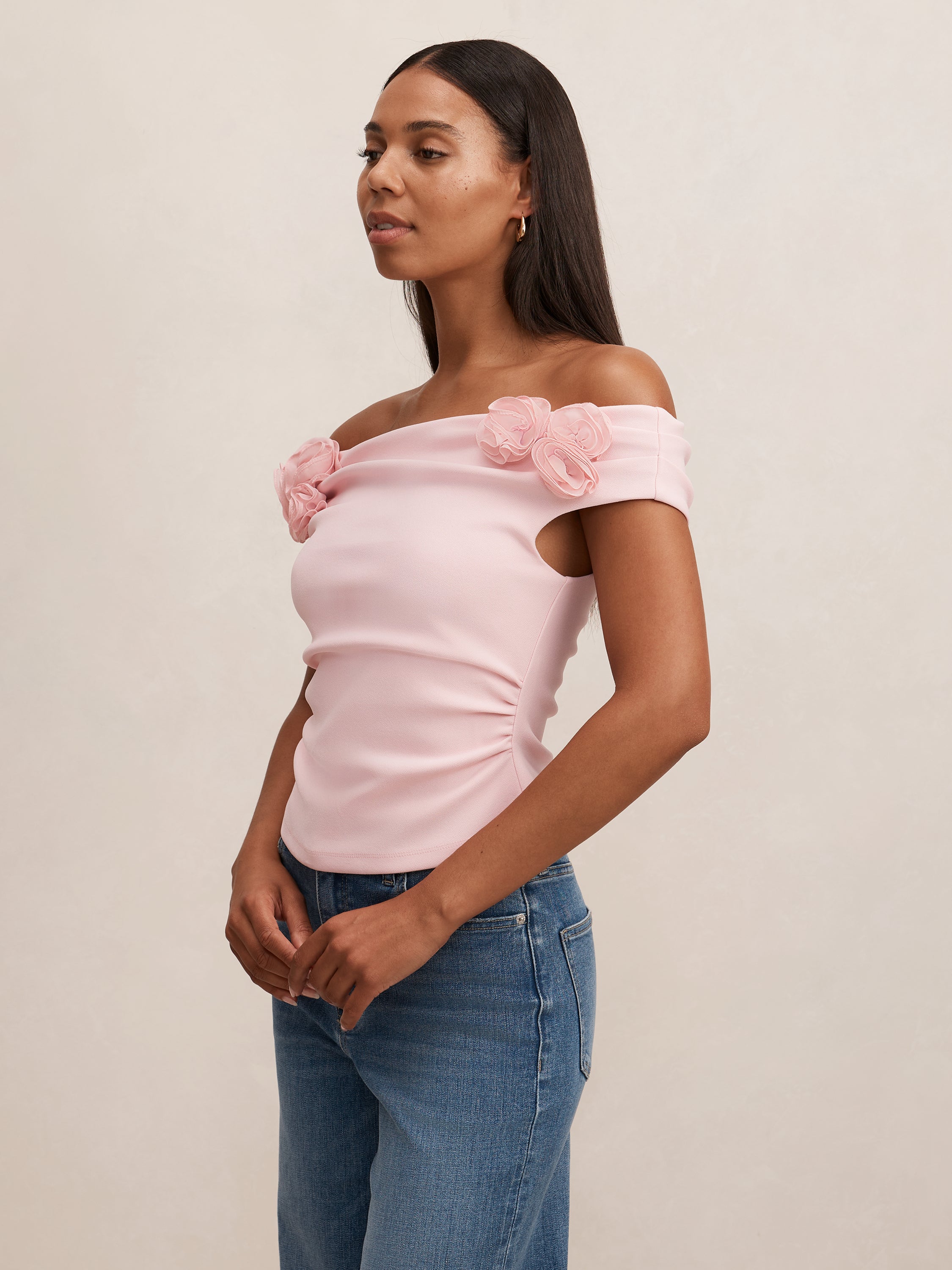 Cara Rosette Bardot Top
