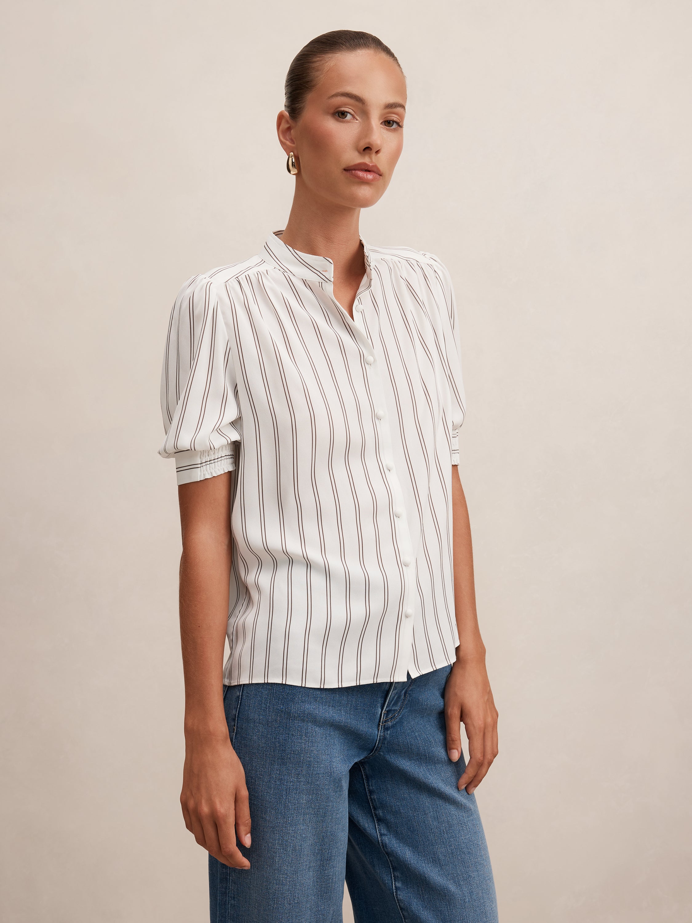 Dorothea Stripe Blouse