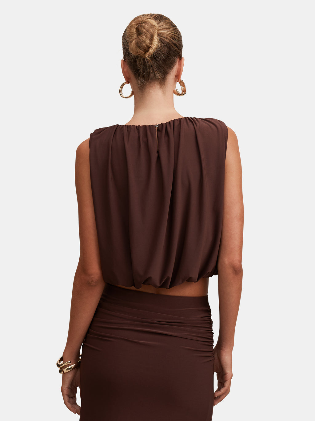 Sutton Sleeveless Bubble Top