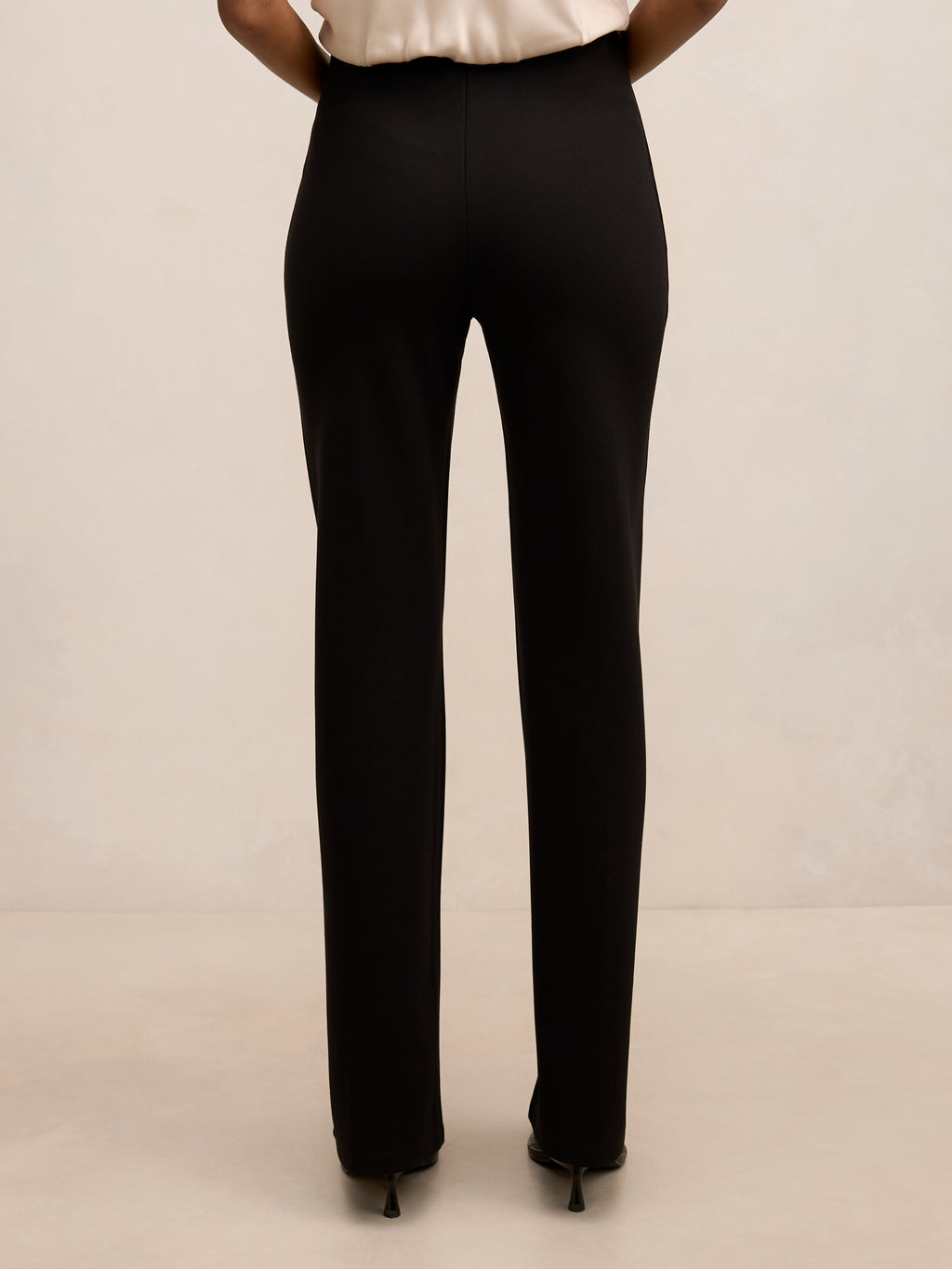 Piper Petite Ponte Straight Leg Pant