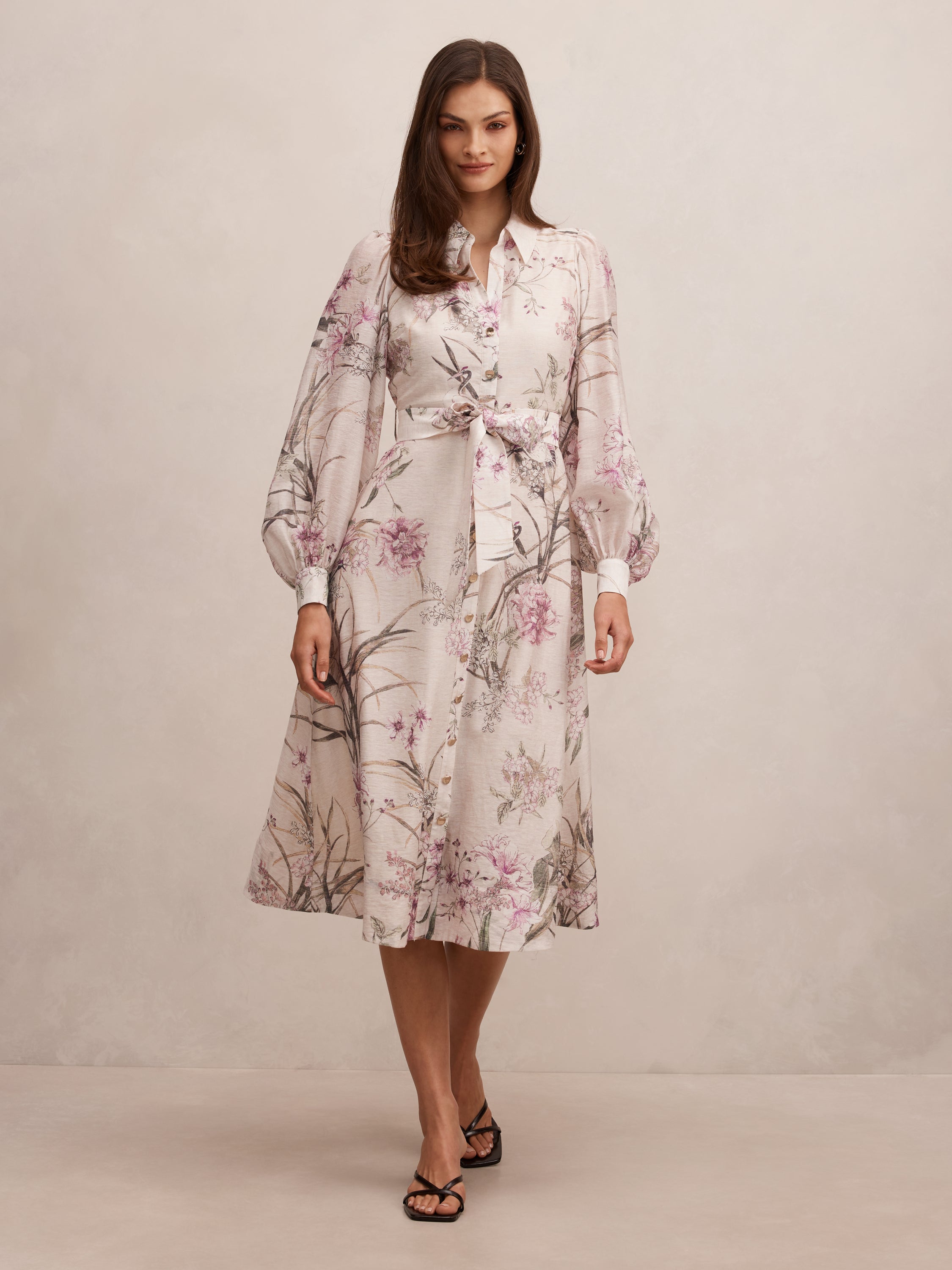 Hazel Shirt Midi Dress