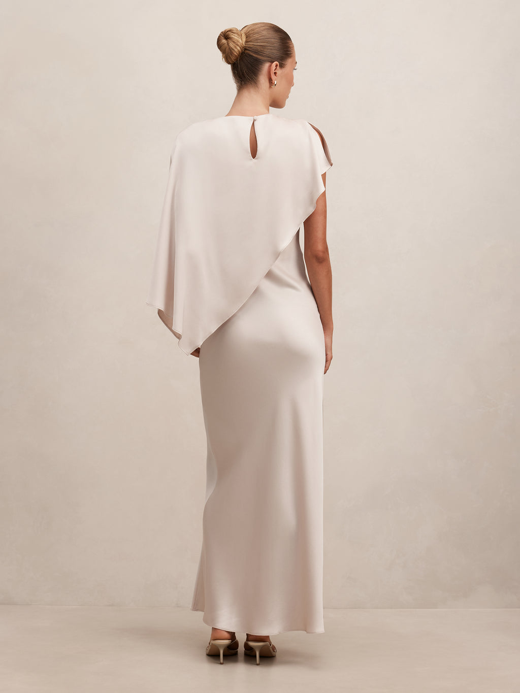 Zinnia Cape Maxi Dress