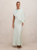 Zinnia Cape Maxi Dress