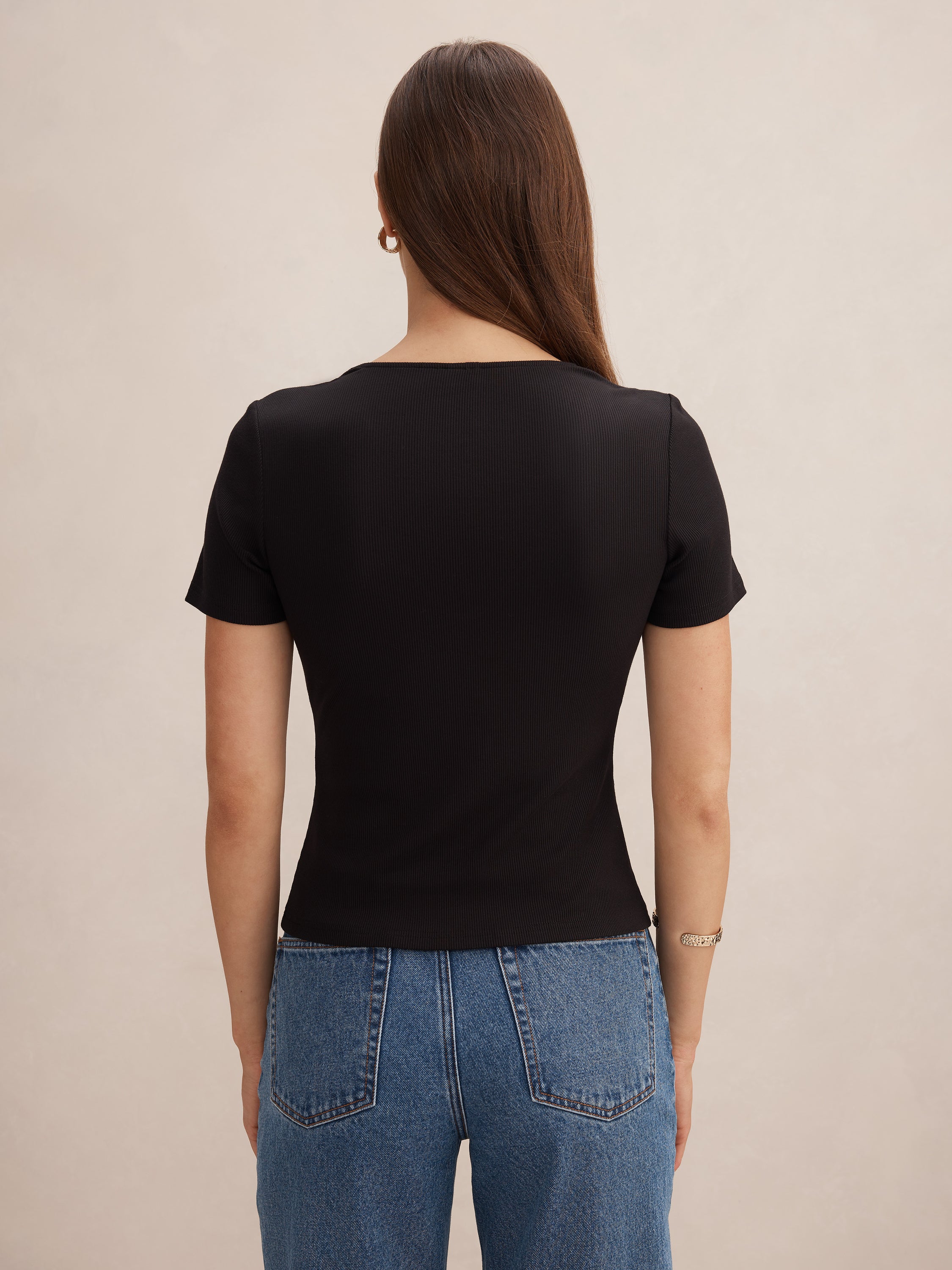 Sienna Lace Trim Tee