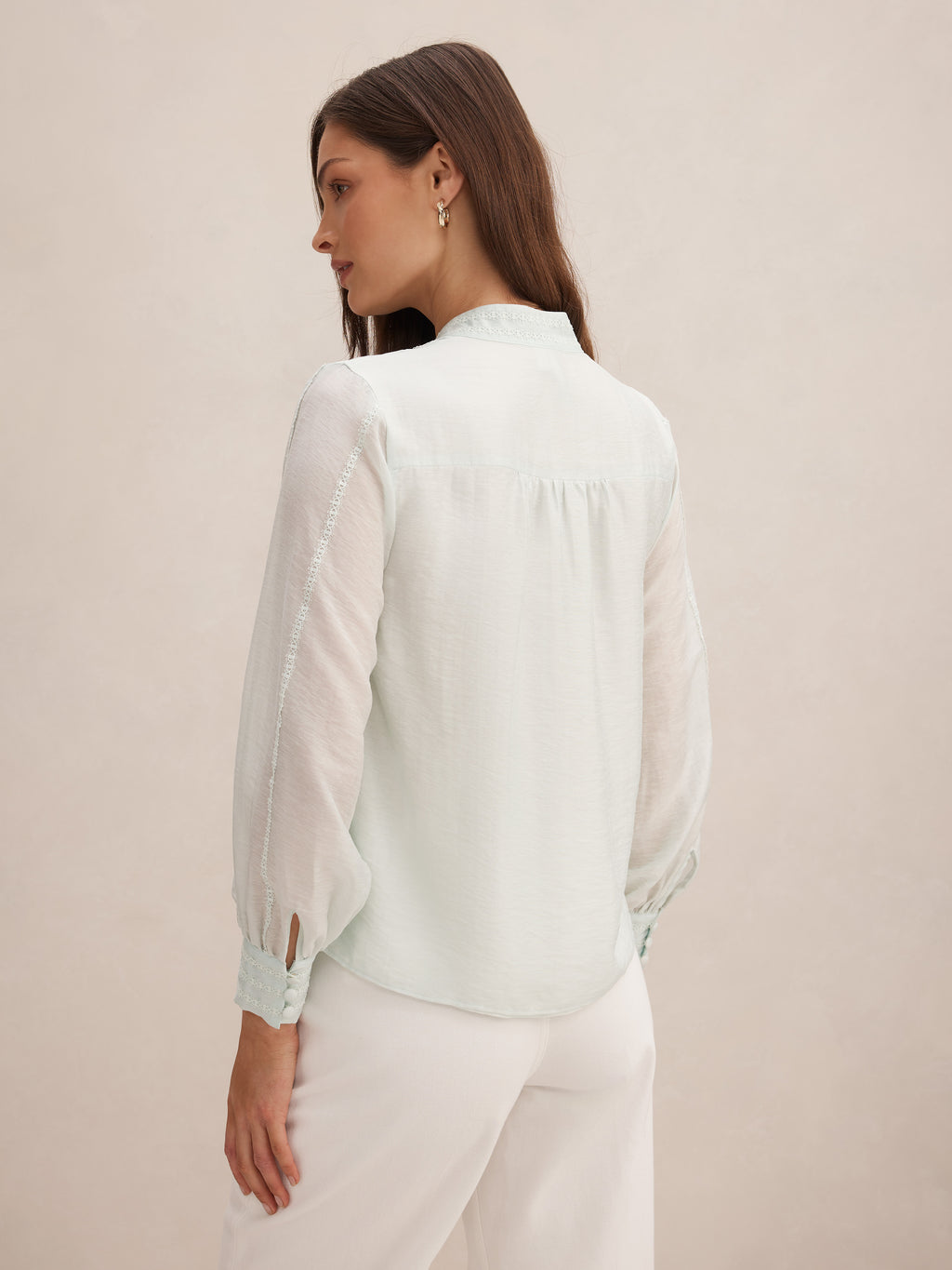 Astra Lace Trim Blouse