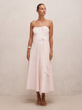 Daniella Strapless Midi Dress