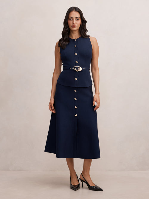 Amelia Layered A-Line Midi