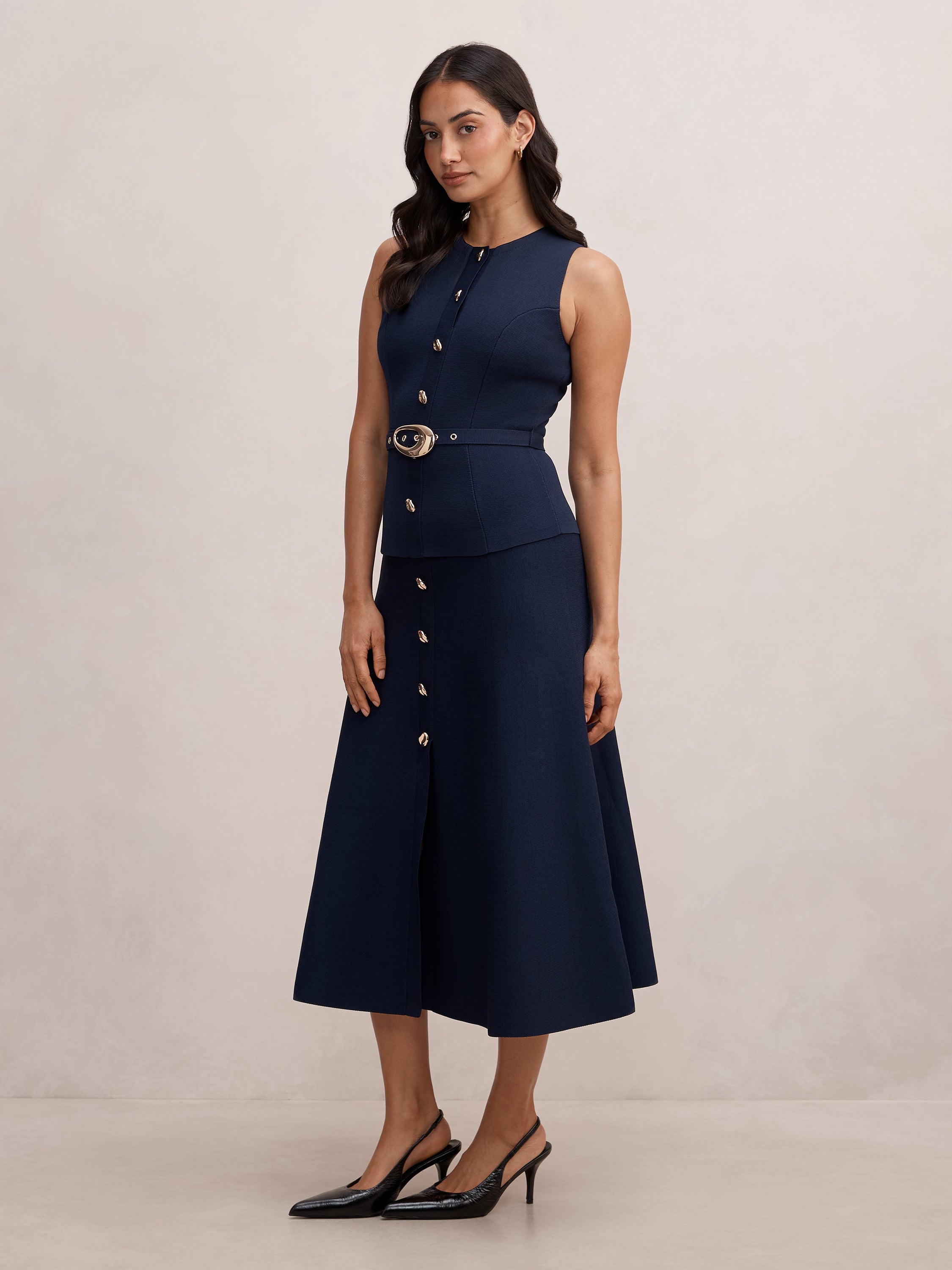 Amelia Layered A-Line Midi