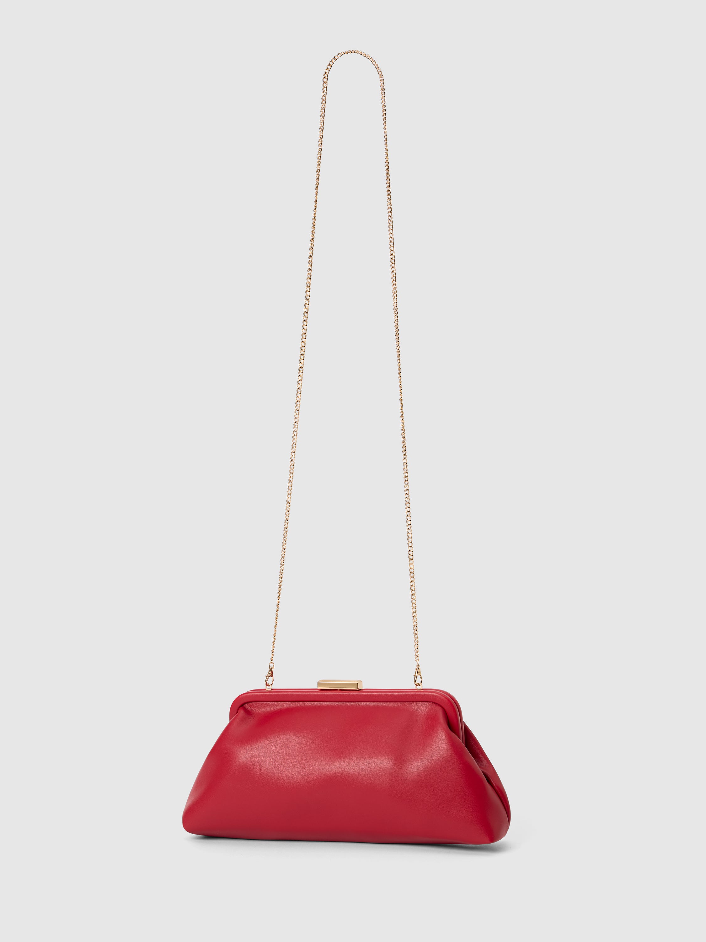 Sarah Metal Frame Clutch