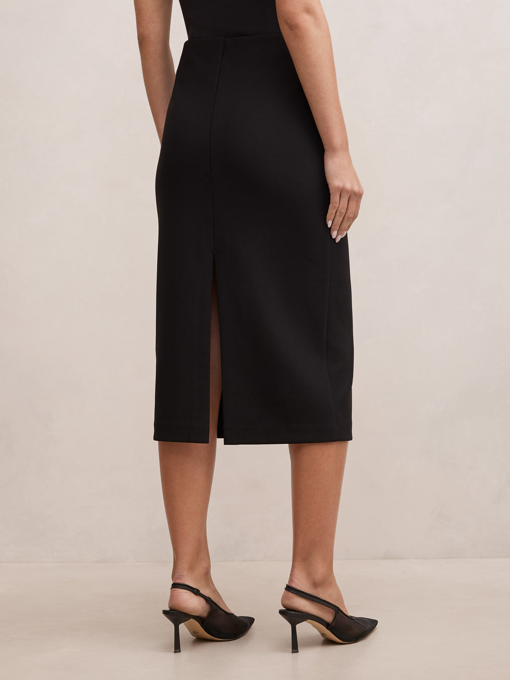 Jayda Crepe Pencil Skirt