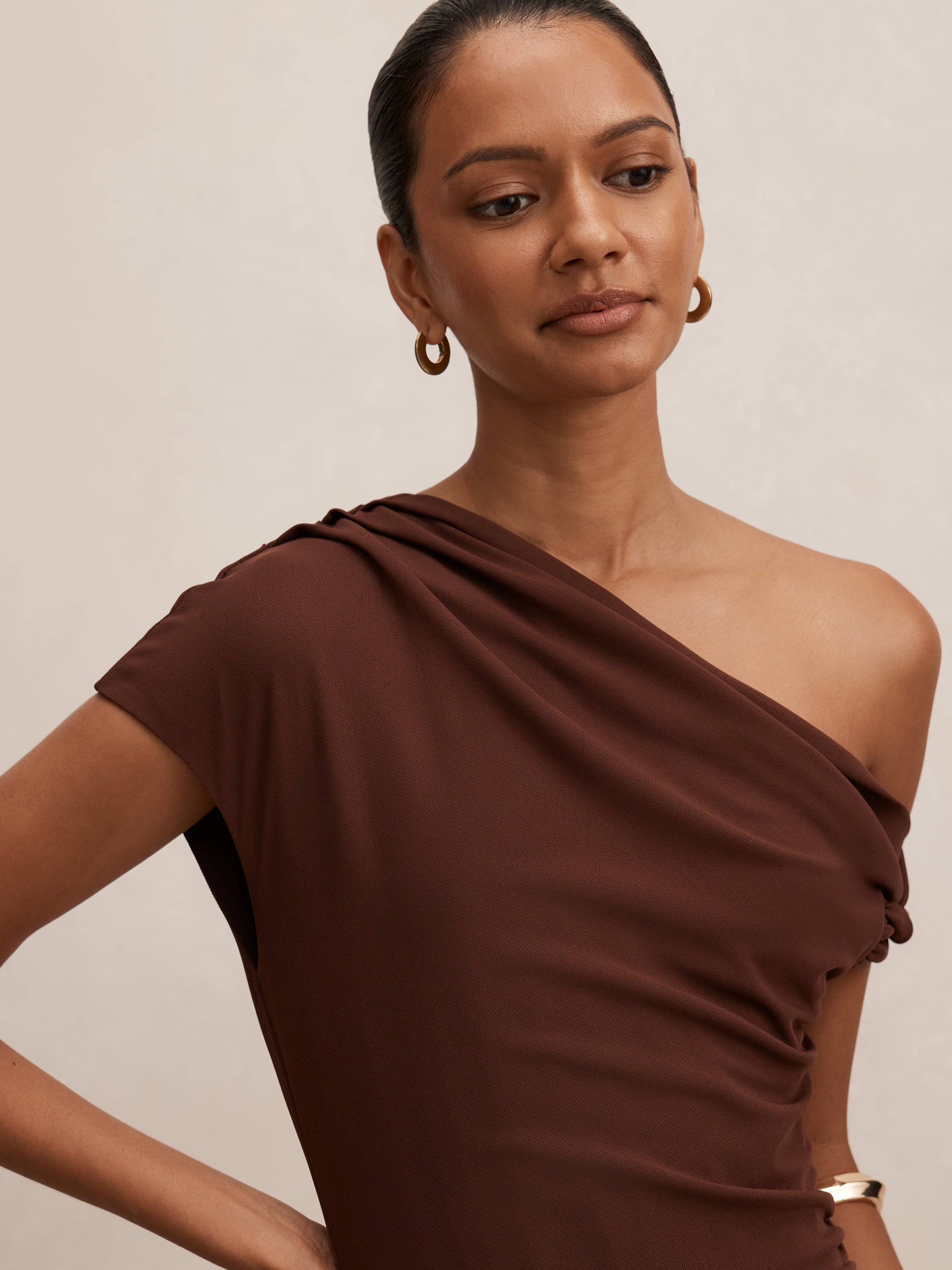 Piper Petite Tie Mesh Midi Dress