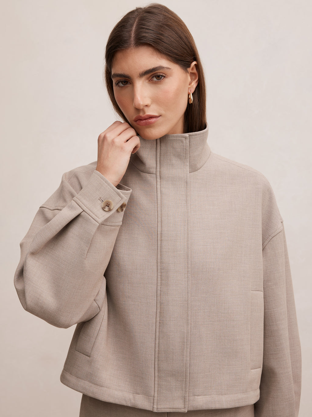 Maya Funnel Neck Jacket