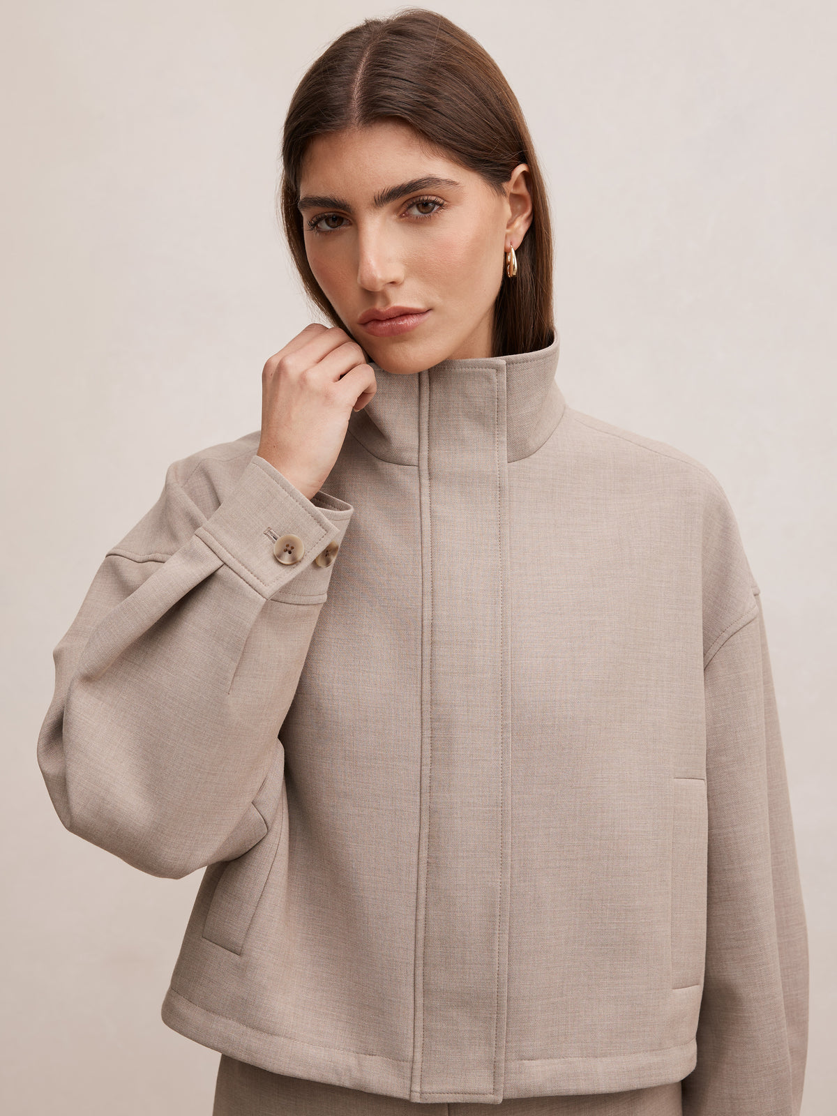 Maya Funnel Neck Jacket