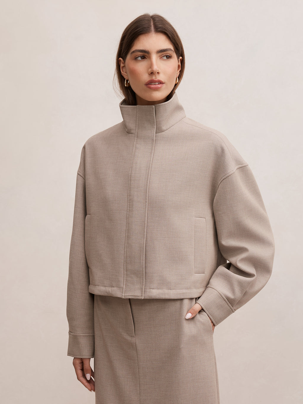 Maya Funnel Neck Jacket