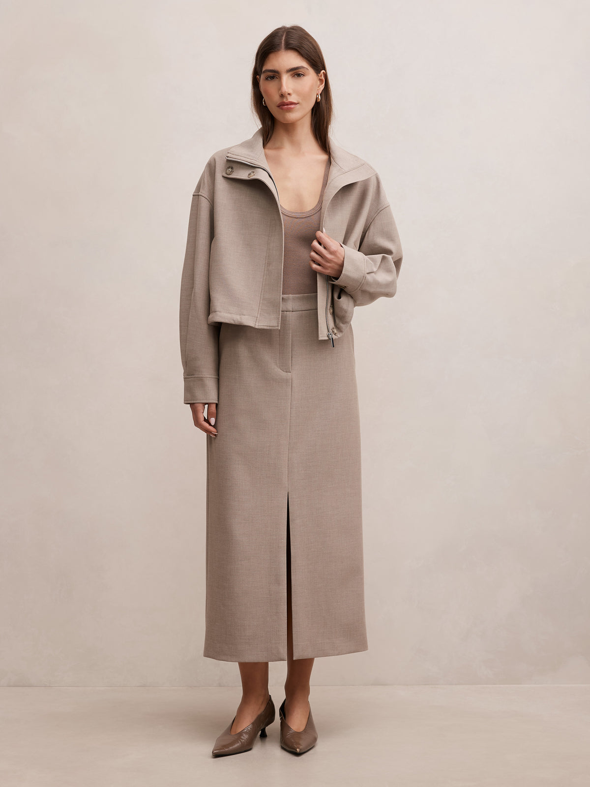 Maya Funnel Neck Jacket