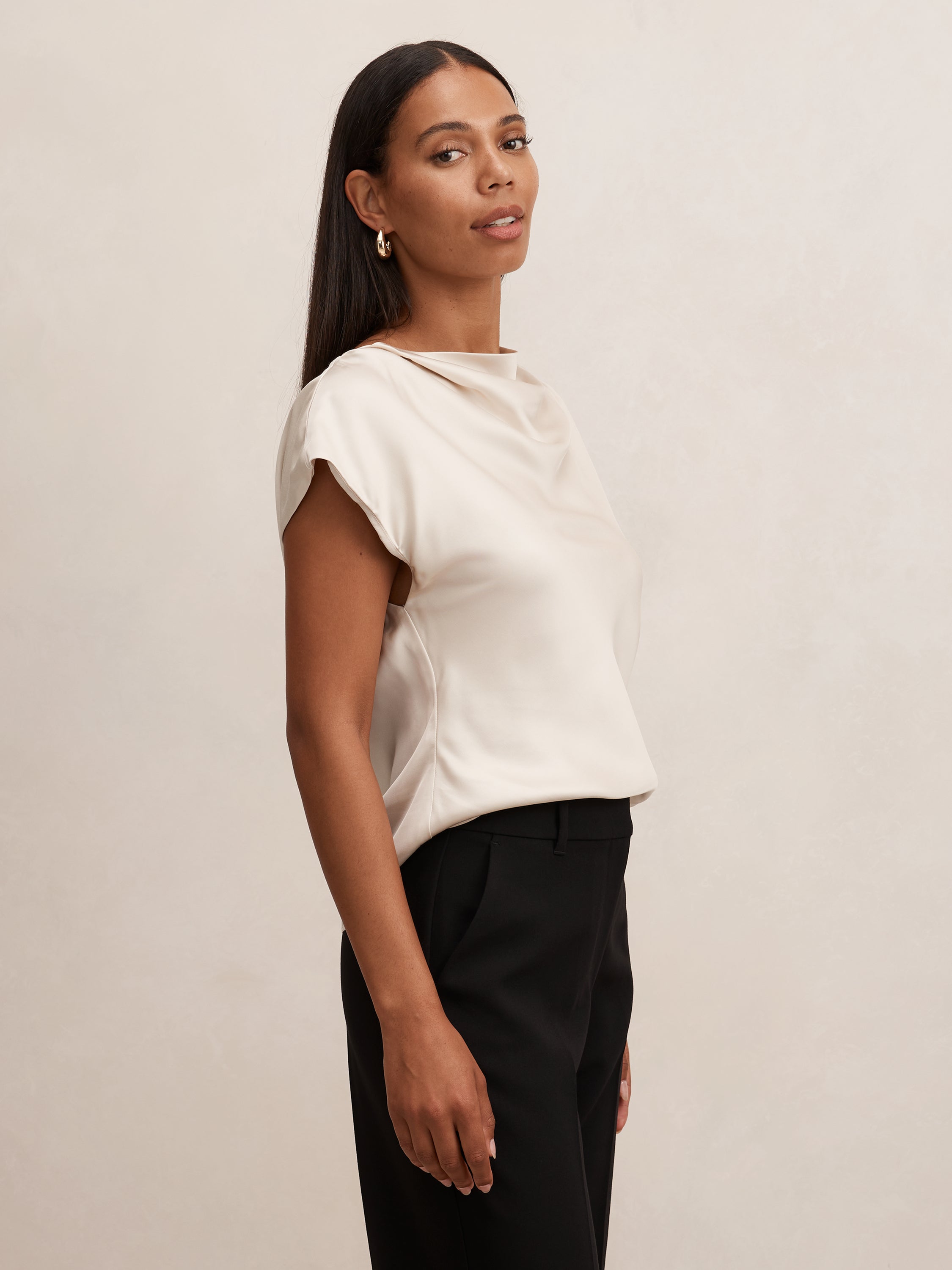 Reign Cowl Neck Top