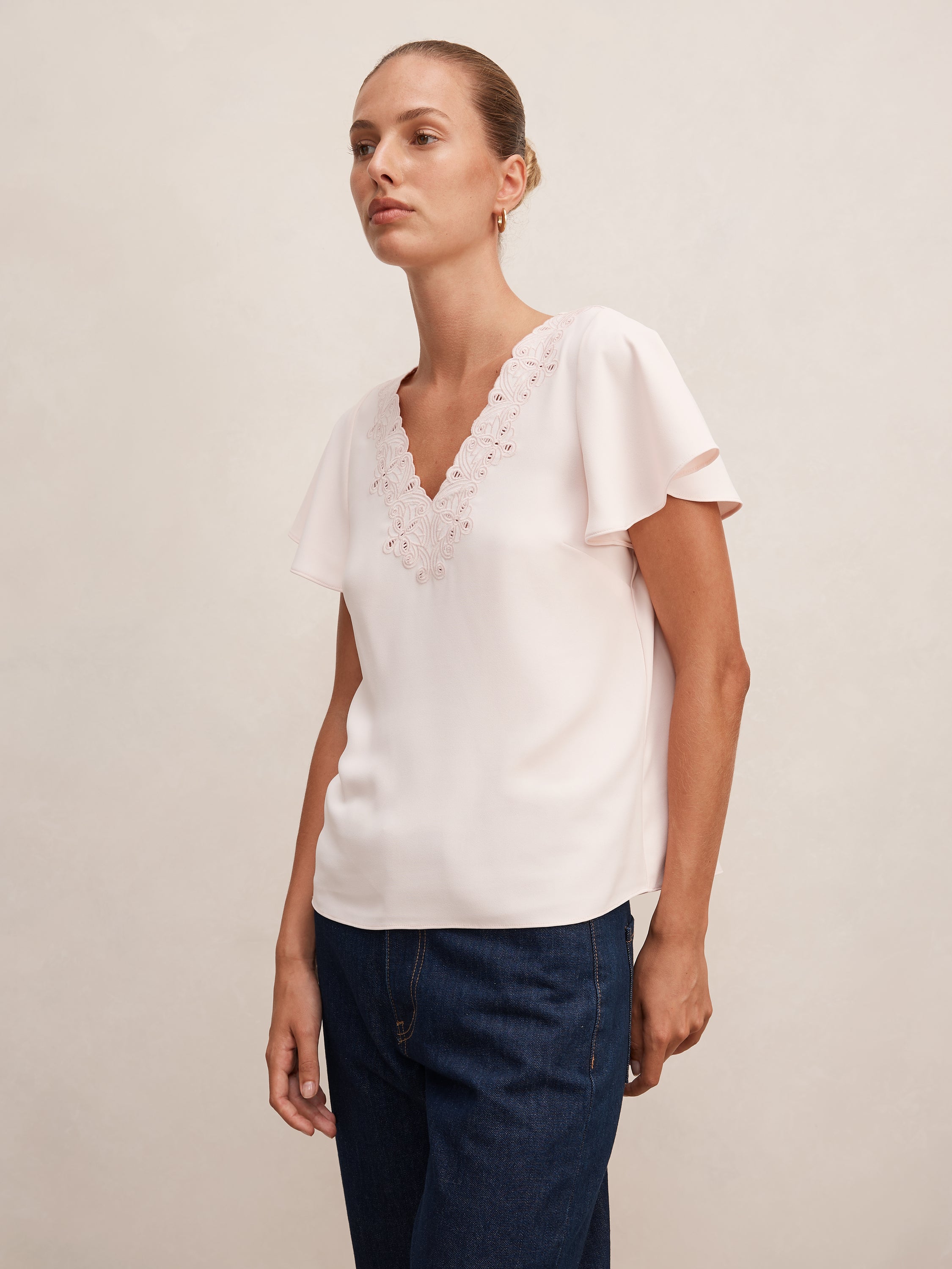 Tillie Embroidery Detail Blouse