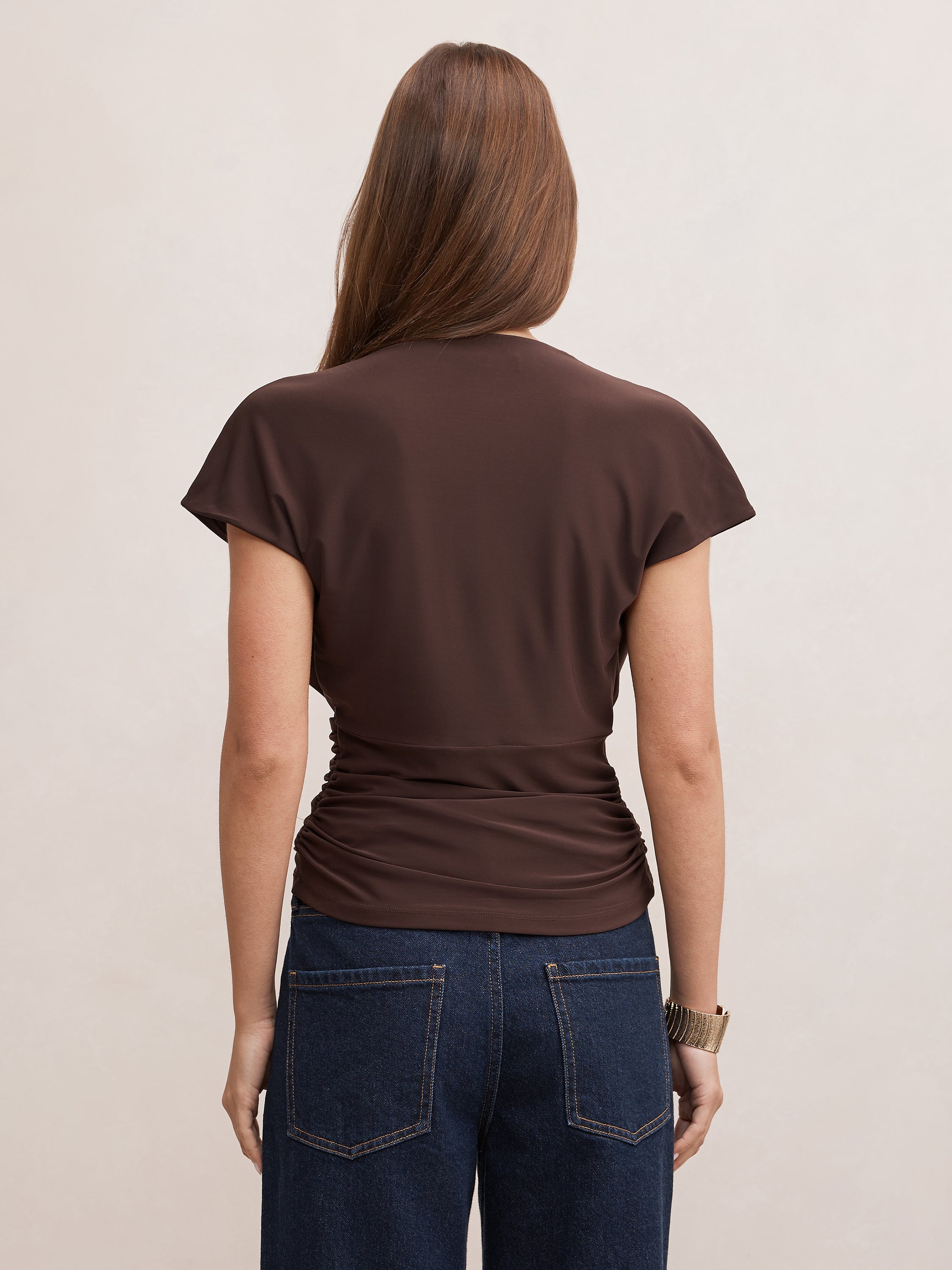 Oakley V-Neck Drape Top