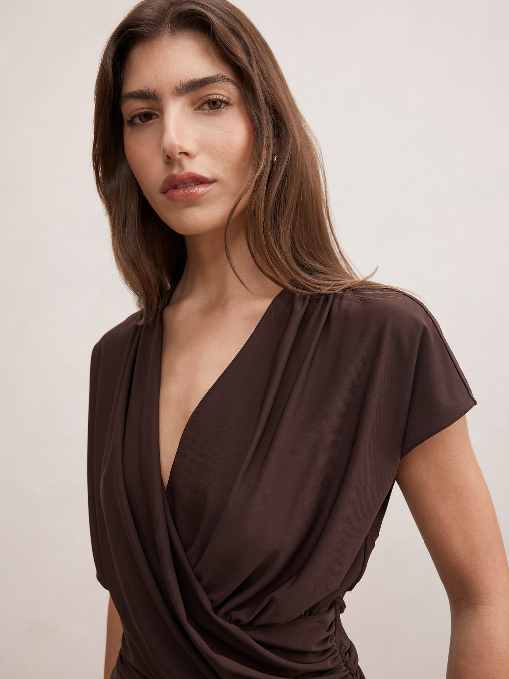 Oakley V-Neck Drape Top