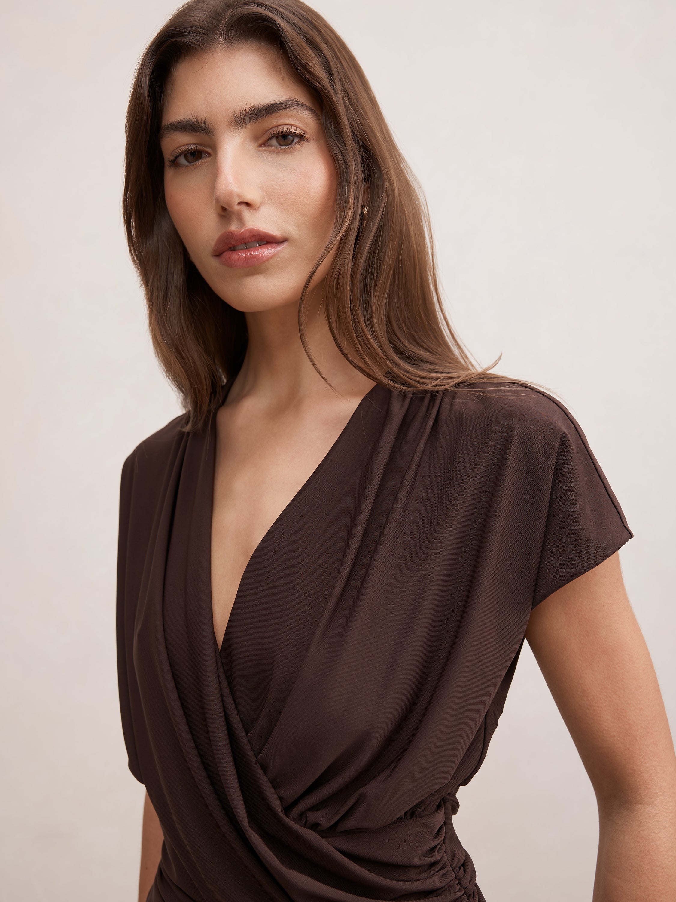 Oakley V-Neck Drape Top