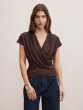 Oakley V-Neck Drape Top