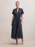 Therese Short Sleeve Midi Dress