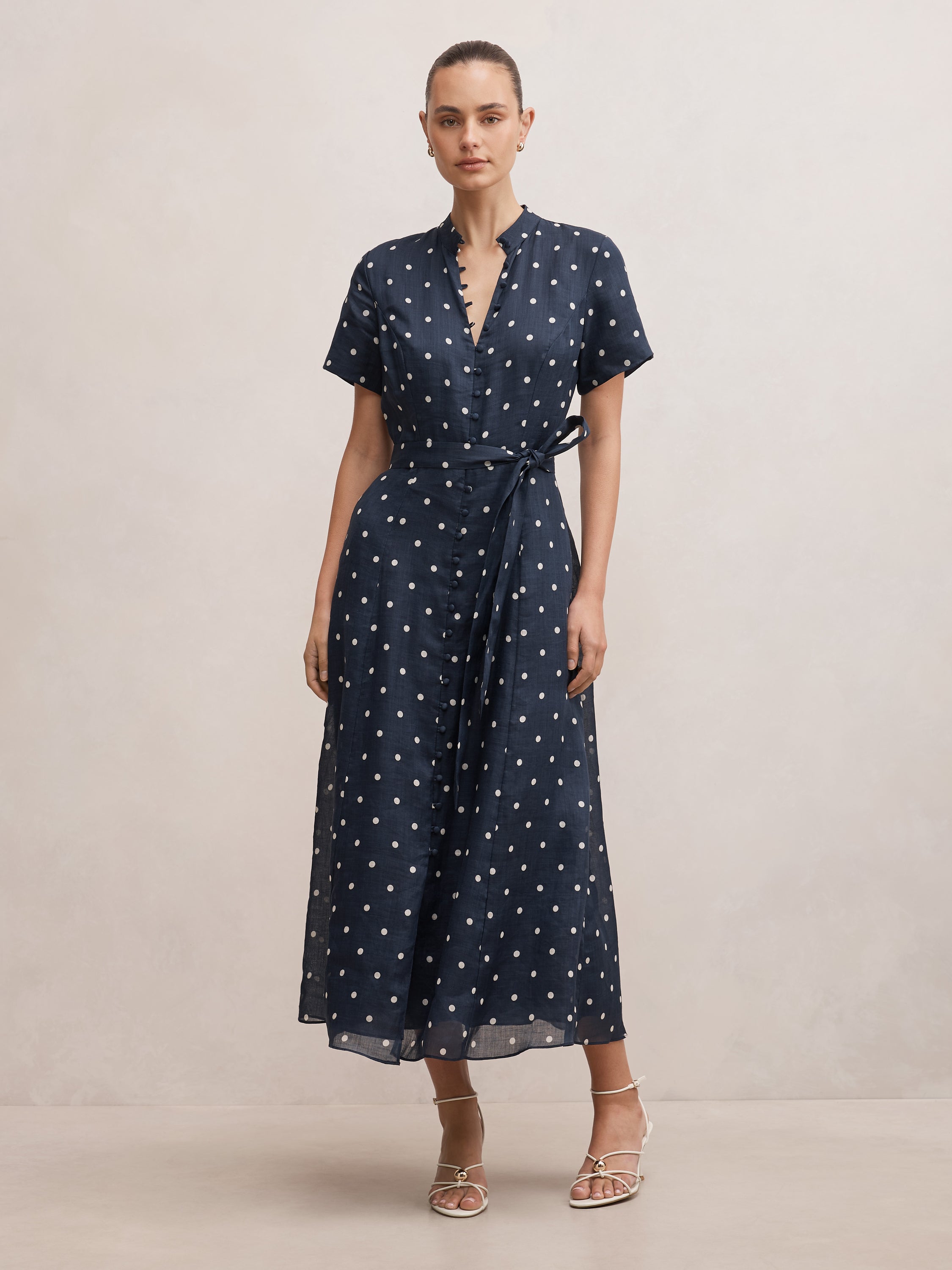 Therese Short Sleeve Midi Dress