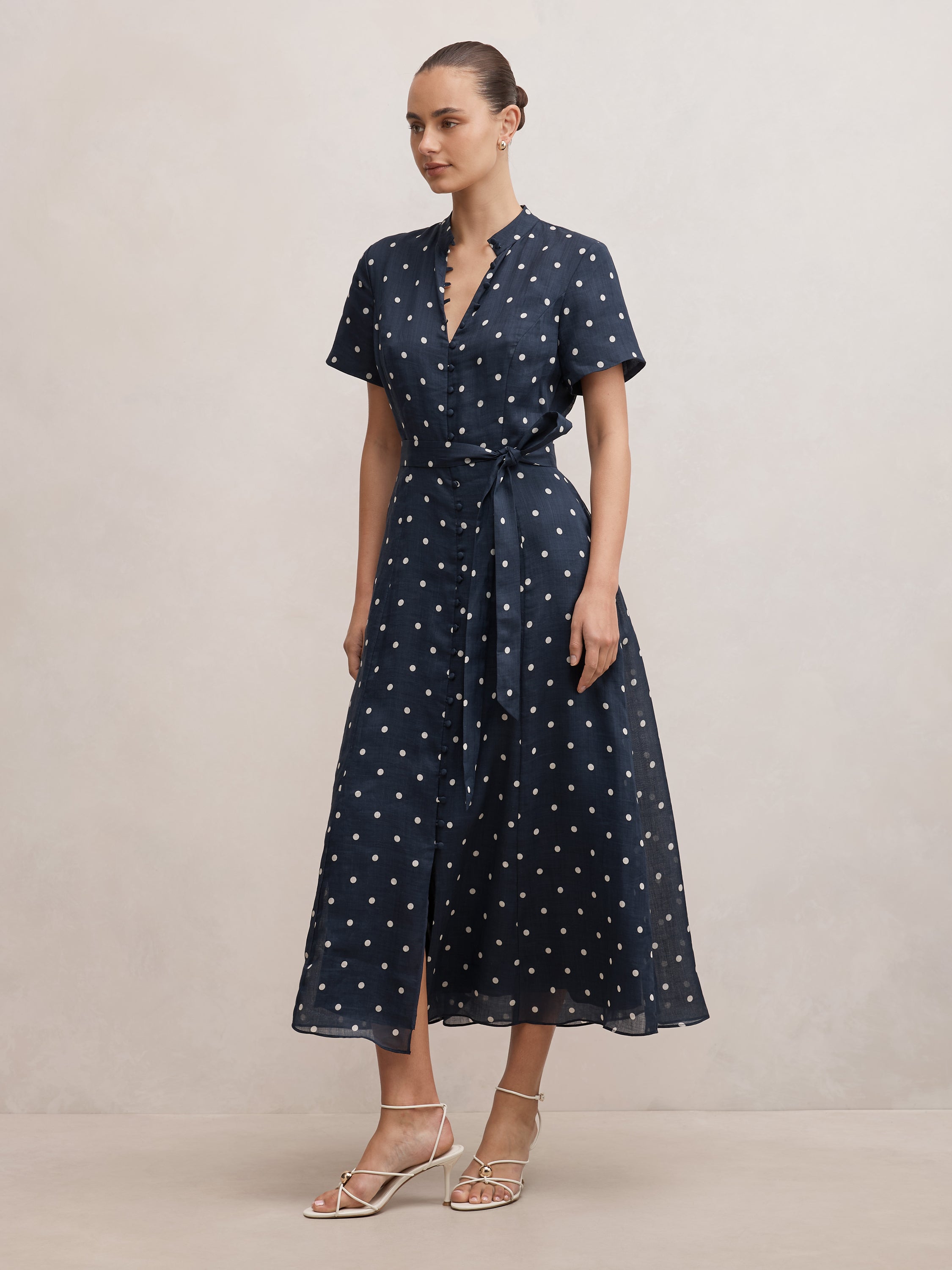 Therese Short Sleeve Midi Dress