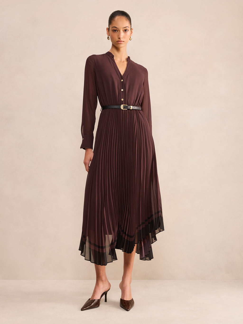 Marnie Pleated Midi Dress