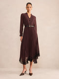 Marnie Pleated Midi Dress