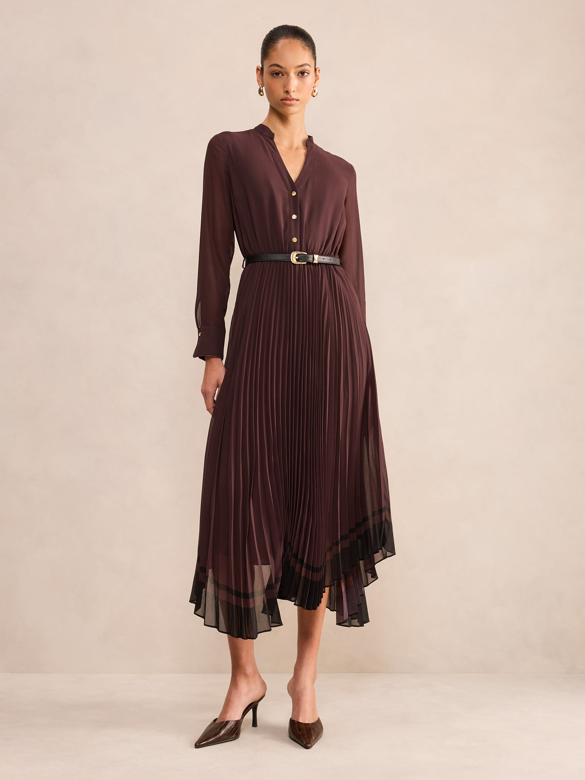Marnie Pleated Midi Dress