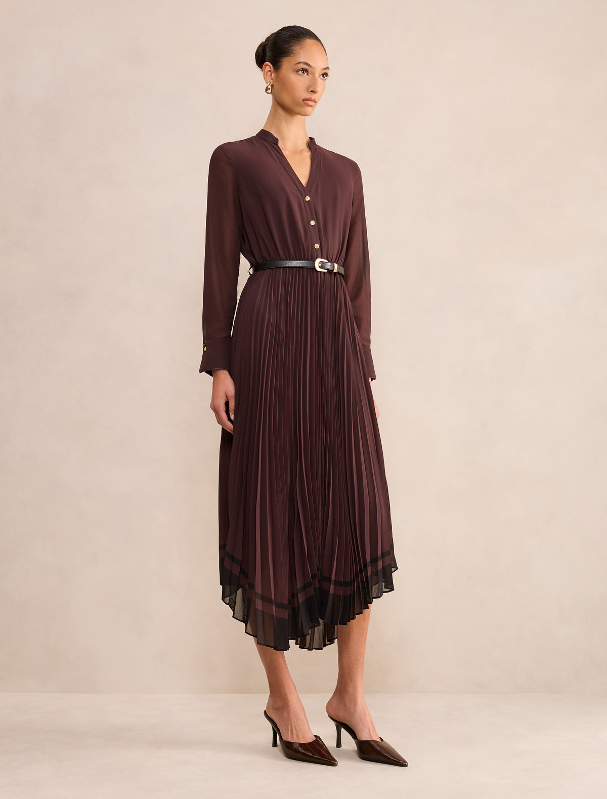 Marnie Pleated Midi Dress