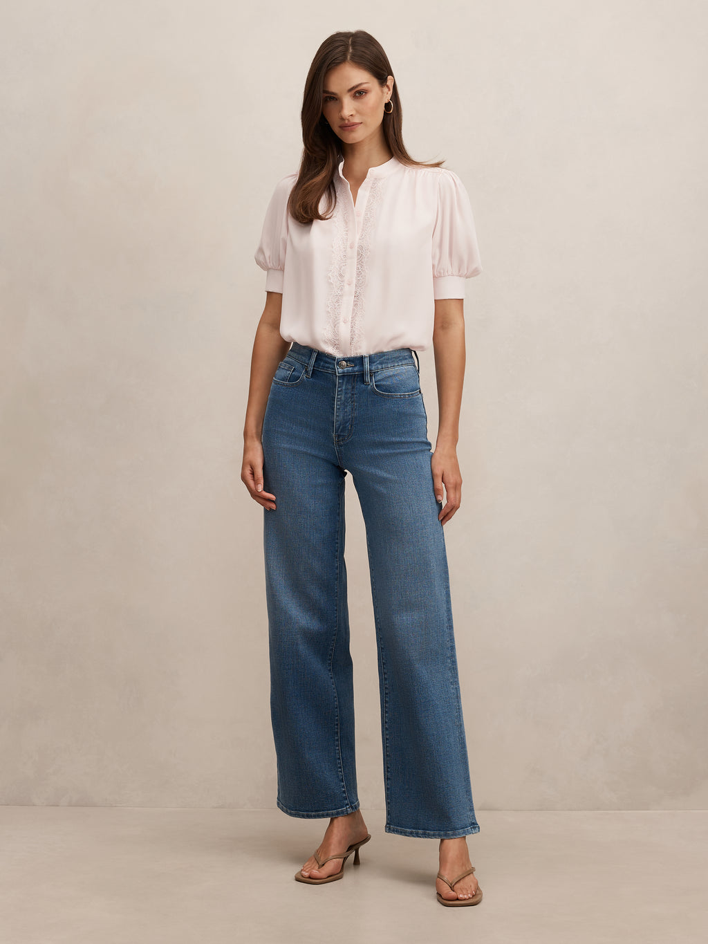 Tove Short Sleeve Lace Blouse