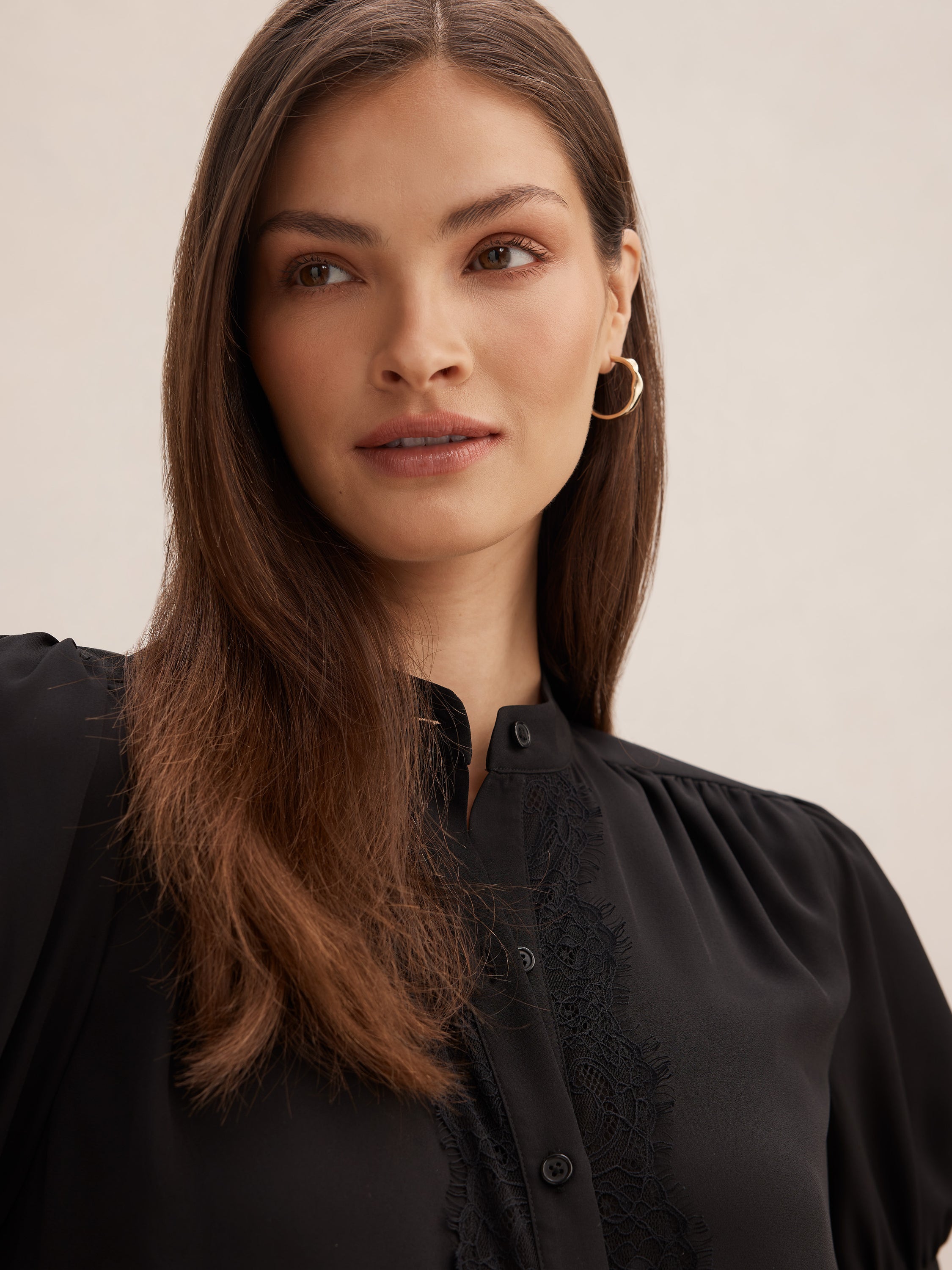 Tove Short Sleeve Lace Blouse