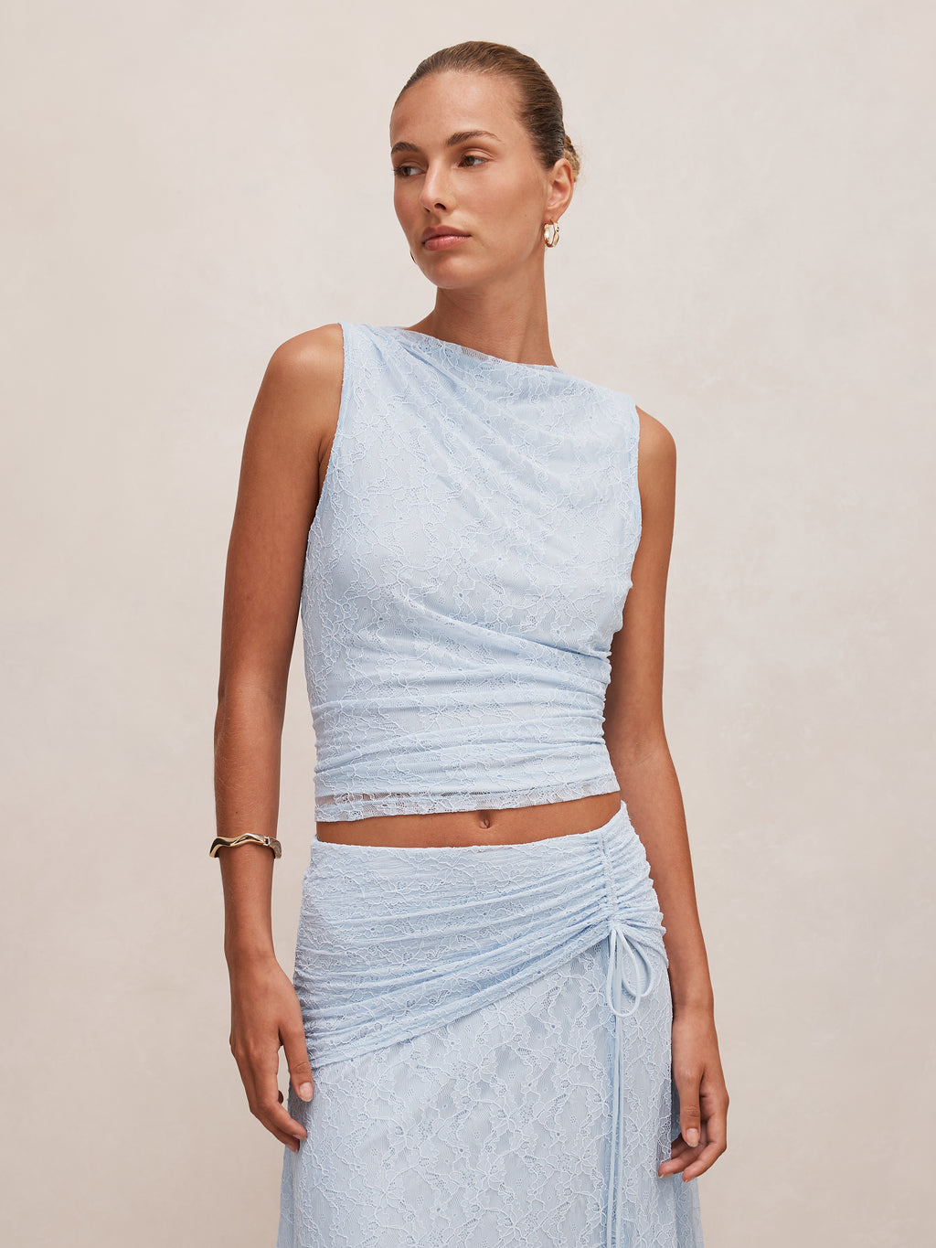Tahlia Textured Lace Tank