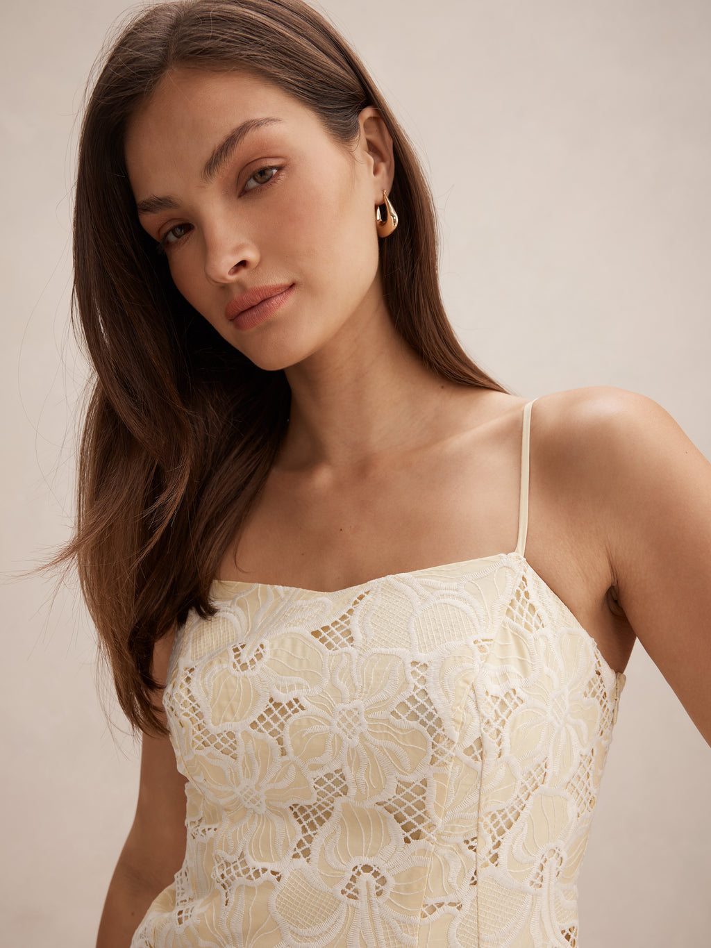 Millie Embroidered Midi Dress