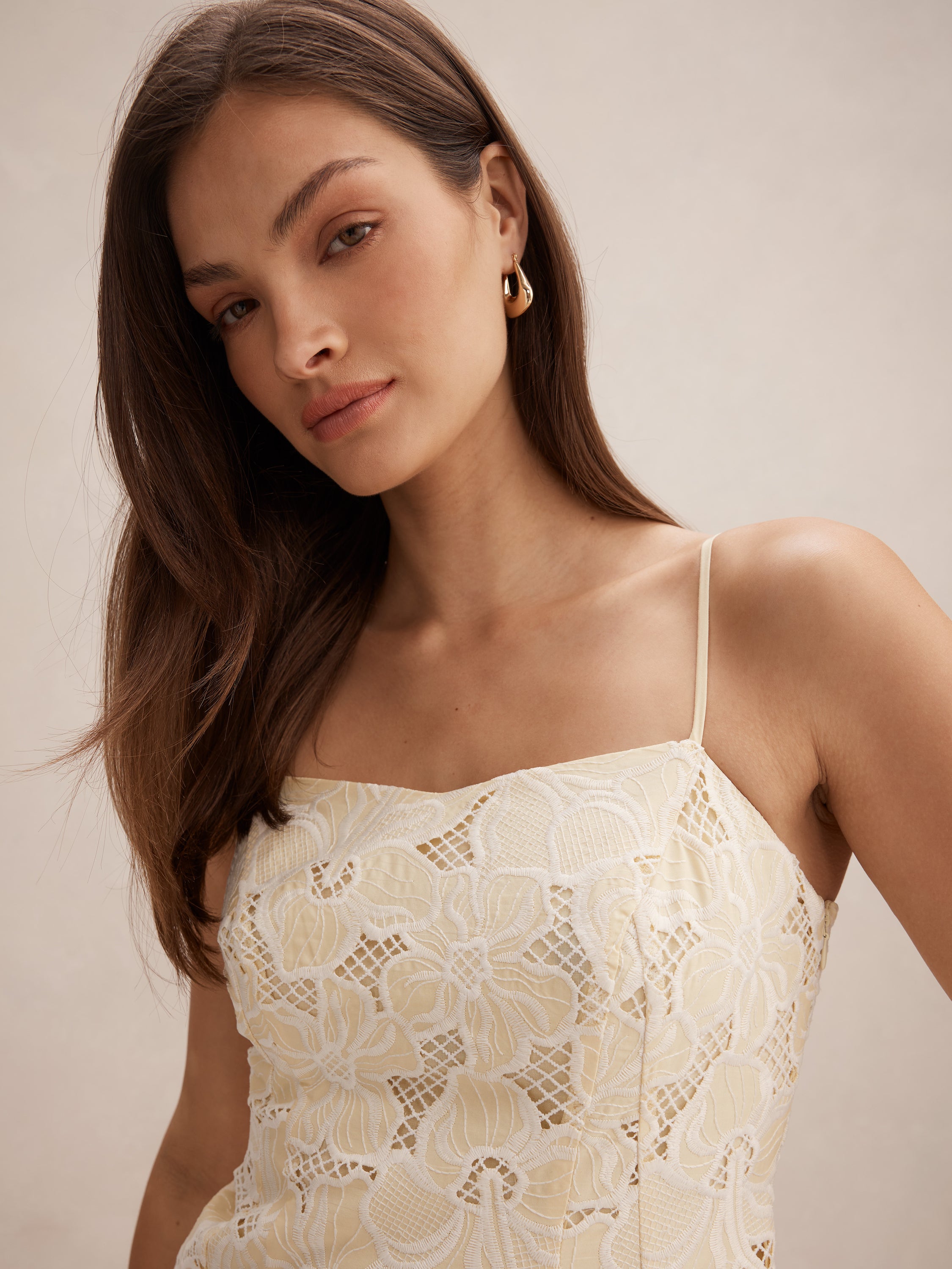 Millie Embroidered Midi Dress