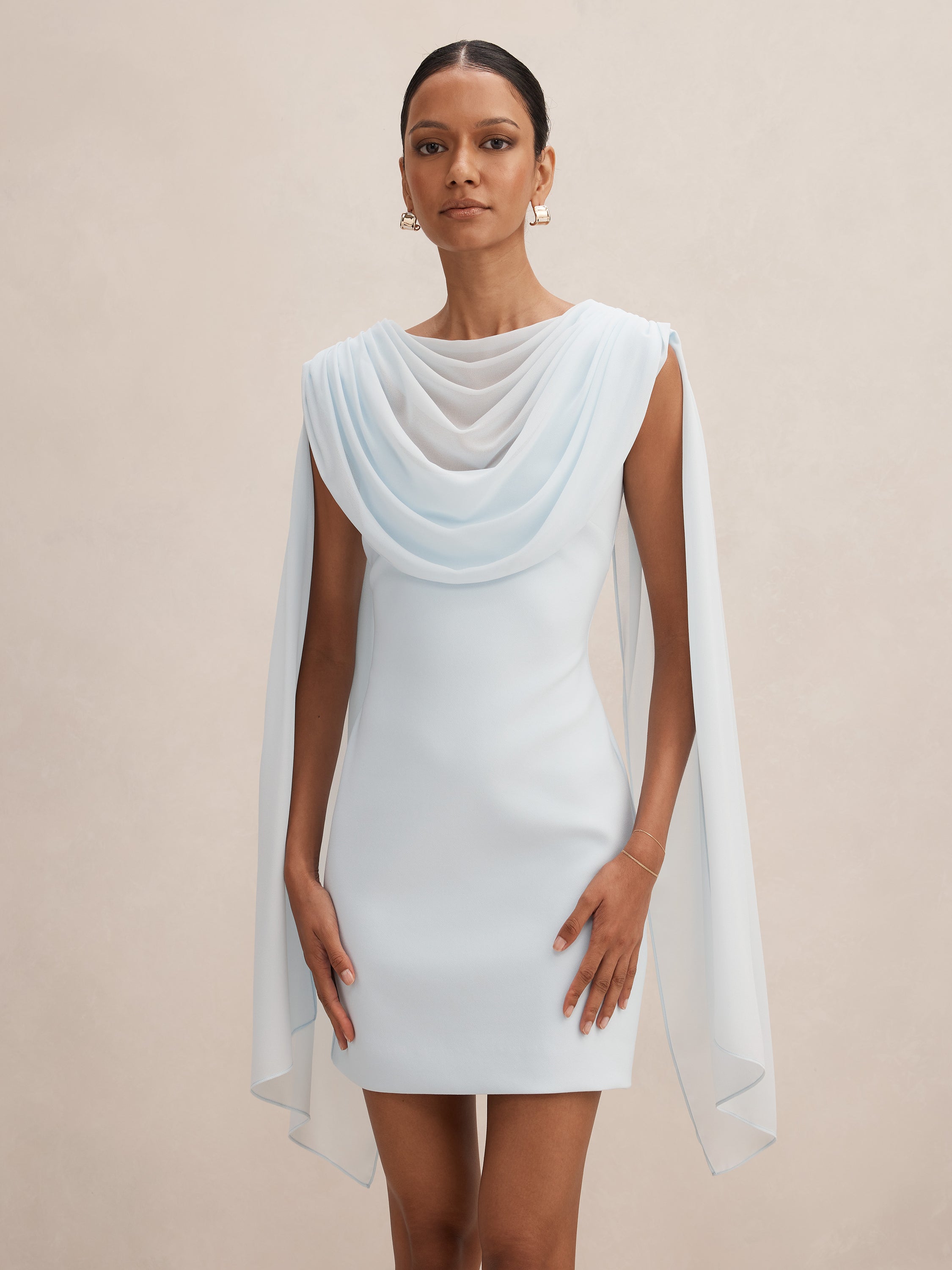 Bowie Petite With Shawl Mini Dress