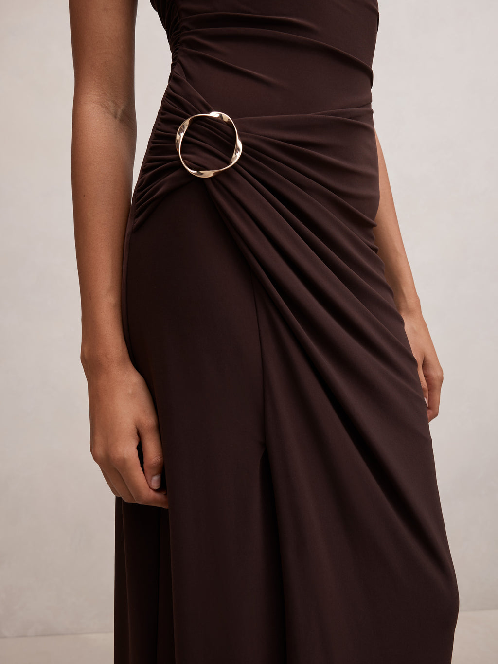 Kinsley Sleeveless Jersey Midi Dress
