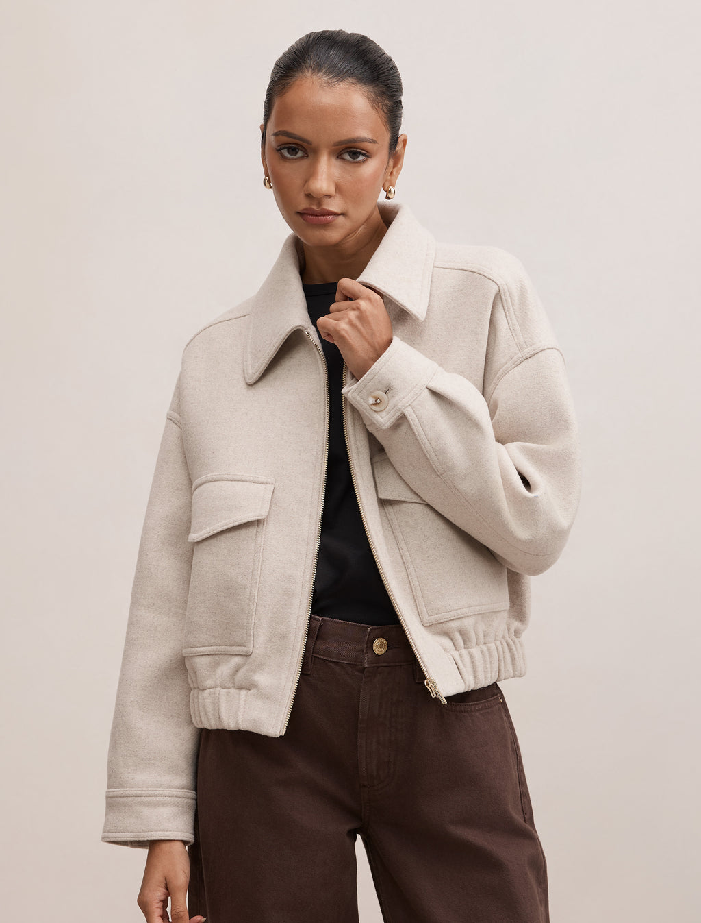 Ariana Petite Patch Pocket Jacket