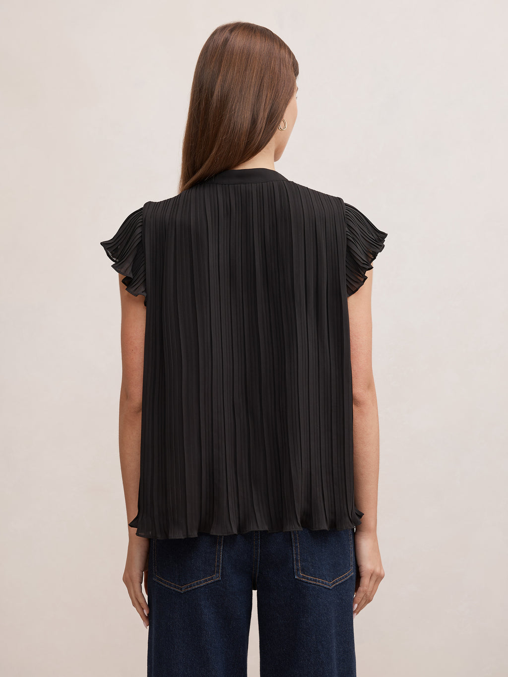 Autumn Flutter Sleeve Blouse