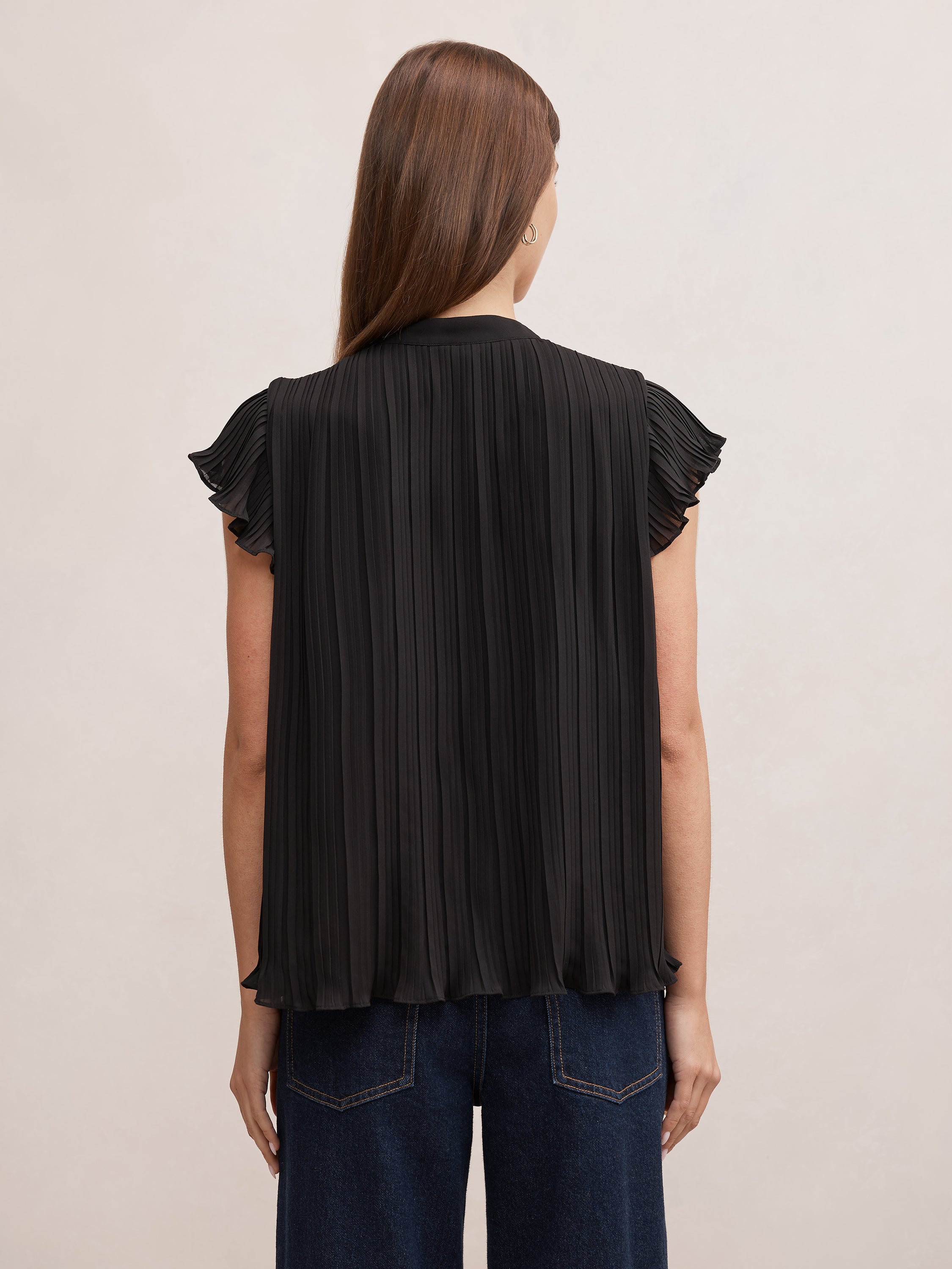 Autumn Flutter Sleeve Blouse