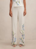 Soleil Floral Placement Print Pant