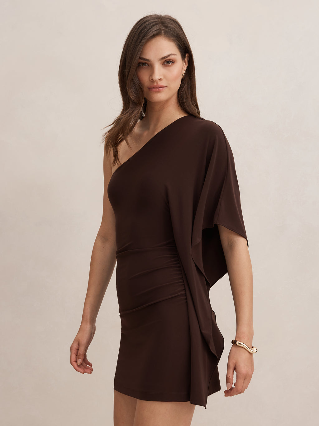 Adriana One Shoulder Mini Dress