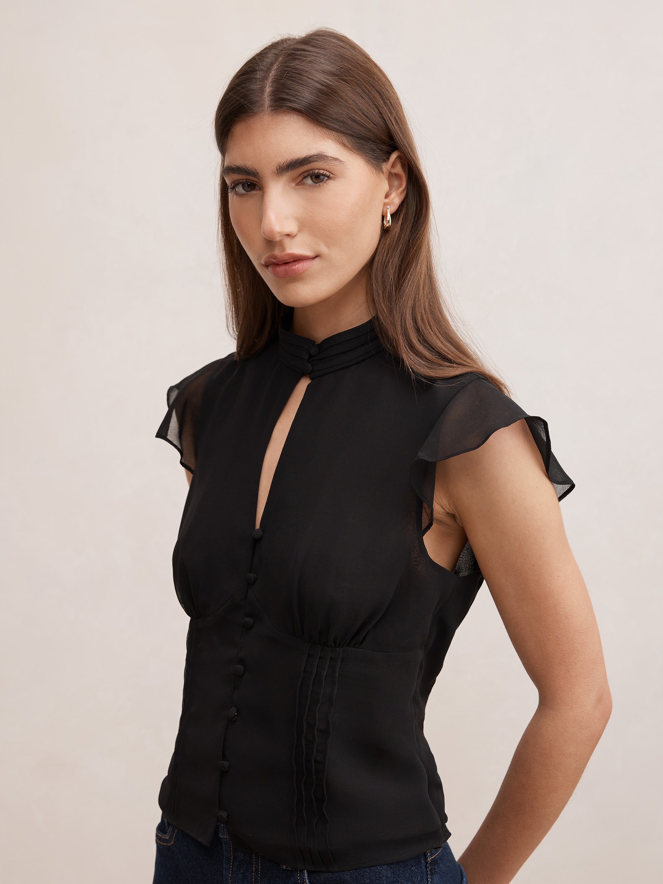 Eden Keyhole Blouse