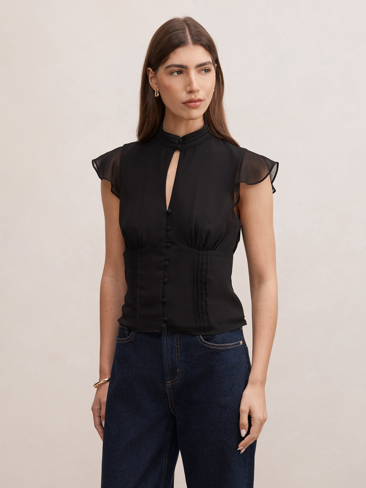 Eden Keyhole Blouse