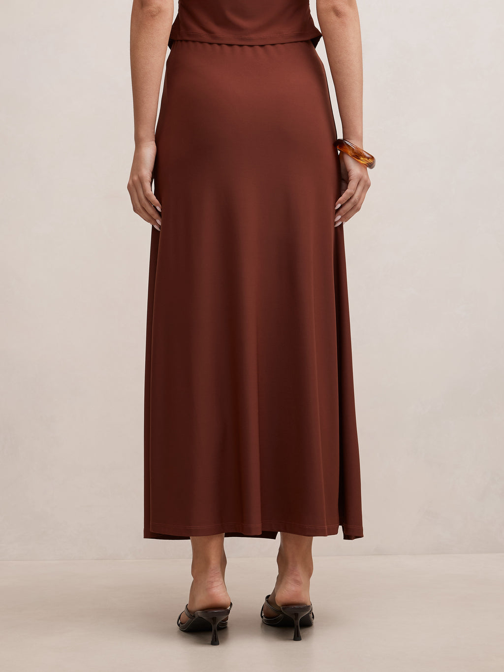 Leni Draped Midi Skirt