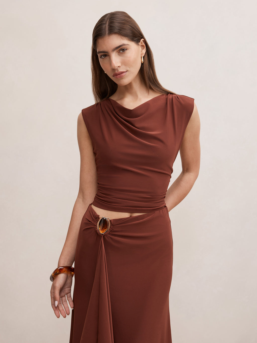 Leni Drape Top